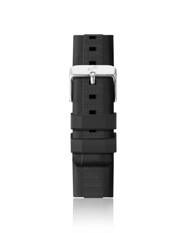 Black silicone strap Strap | Oliver Green