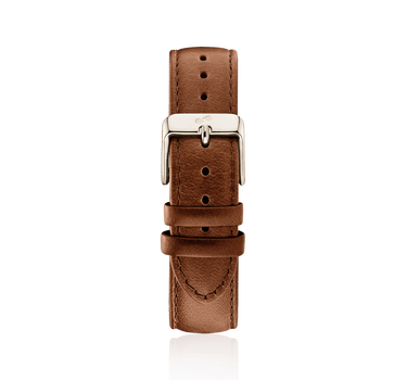 Brown leather strap - Gold Strap | Oliver Green
