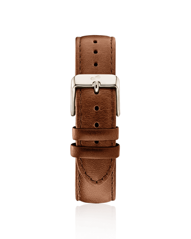 Brown leather strap - Gold Strap | Oliver Green