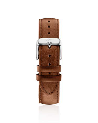 Brown leather strap - Steel Strap | Oliver Green