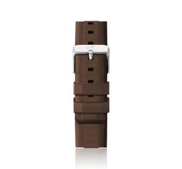 Brown silicone strap Strap | Oliver Green