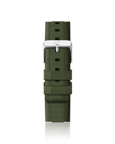 Green silicone strap Strap | Oliver Green